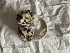 Leopard ear muffs for sale  BOLTON