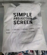 Simple projection screen for sale  Muncie