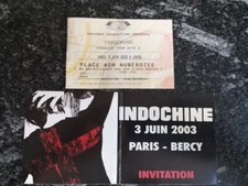 Billet concert carton d'occasion  Colombes
