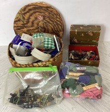 Vintage wicker sewing for sale  TORQUAY