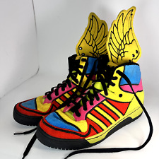 Usado, Adidas Js Wings Jeremy Scott arco-íris tamanho 9 1/2 comprar usado  Enviando para Brazil