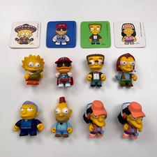 Usado, Lote de 8 bonecos de vinil Kidrobot The Simpsons Series 1 2 3 polegadas Smithers Duffman comprar usado  Enviando para Brazil