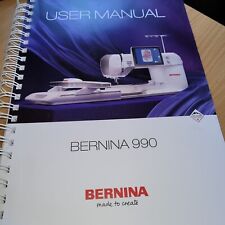 Bernina 990 manual for sale  Park City