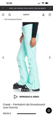Creek pantalone snowboard usato  Taggia