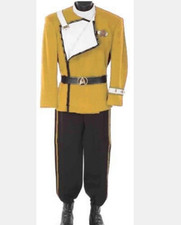 Conjunto de fantasia Star Trek Wrath of Khan Frota Estelar amarelo show cosplay venda de Halloween comprar usado  Enviando para Brazil