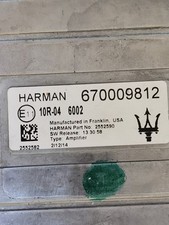 Amplificador de áudio 2014-2016 Maserati Ghibli 8 canais Harman Kardon 670009812 comprar usado  Enviando para Brazil