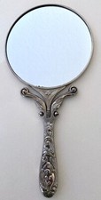 Lupa vintage Godinger banhada a prata cavalete dobrável espelho vaidade um lado comprar usado  Enviando para Brazil