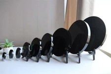 Espelho de obsidiana preto natural, espelho vidente, decoração de cristal de cura + suporte de madeira comprar usado  Enviando para Brazil