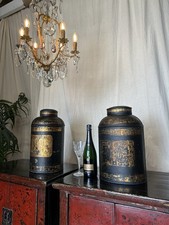 Pair chinese toleware for sale  CHESHAM