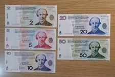 Argentina set banconote usato  Vo