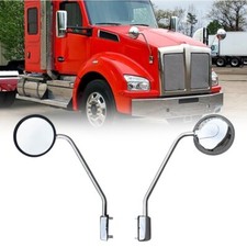 Espelho com capuz redondo Kenworth T680 T880 Peterbilt 579 587 (par) comprar usado  Enviando para Brazil