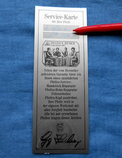 Alte service karte gebraucht kaufen Alte service karte gebraucht kaufen  Frankfurt am Main