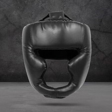 Capacete de boxe totalmente coberto protetor de cabeça para adulto (adulto preto) comprar usado  Enviando para Brazil