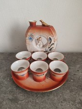 Véritable ensemble saké d'occasion  Fayence