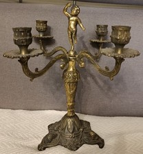 Antico candelabro ottone usato  Roma
