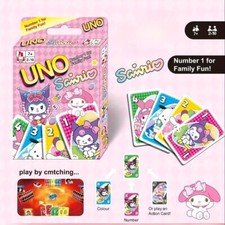 Jogo de wild card UNO 112 cartas família crianças amigos festa jogo presente Hello Kitty comprar usado  Enviando para Brazil