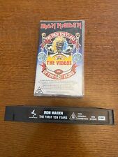 Usado, Iron Maiden The First Ten Years VHS The Videos EMI Australasia Eddie 666 Tape  comprar usado  Enviando para Brazil