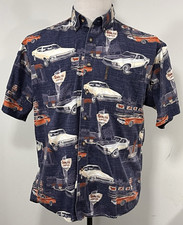 Camisa North River Outfitters manga curta média Hot Rod carro boliche músculo comprar usado  Enviando para Brazil