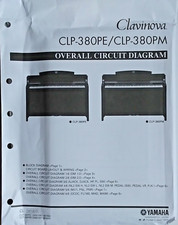 Folhas de diagrama de circuito geral originais para piano digital Yamaha CLP-380PE CLP-380PM comprar usado  Enviando para Brazil
