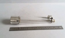 BOM, CRISTA ANTIGA TAMPO DE PRATA MACIÇA / FRASCO DE COPO BANHADO / GARRAFA. LON. 1868 comprar usado  Enviando para Brazil