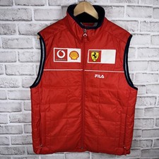 Usado, Colete Fila Ferrari F1 Racing Team vermelho sem mangas gola simulada zíper completo tamanho pequeno P comprar usado Usado, Colete Fila Ferrari F1 Racing Team vermelho sem mangas gola simulada zíper completo tamanho pequeno P comprar usado  Enviando para Brazil