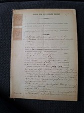 Vieux papiers document d'occasion  Berck