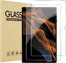 Pacote com 2 - Protetor de tela de vidro temperado para Samsung Tab S7/S8/S9 Plus Ultra comprar usado  Enviando para Brazil