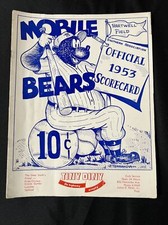 1953 MOBILE BEARS LITTLE ROCK TRAVELERS SEM PONTUAÇÃO MINOR LG BB PROGRAMA comprar usado  Enviando para Brazil