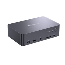 Estação de acoplamento iDock C20 USB-C KVM switch para 2 laptops, design de monitor duplo 4K comprar usado  Enviando para Brazil