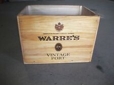 Usado, Caixa de vinho portuguesa Warres madeira envernizada 41cm x 33cm x 29cm comprar usado  Enviando para Brazil