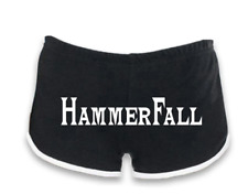Shorts booty feminino logotipo HAMMERFALL Death Metal GG comprar usado  Enviando para Brazil