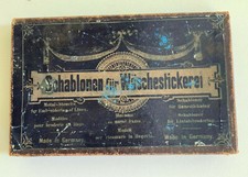 Alte schablonen wäschesticker gebraucht kaufen  Leipzig