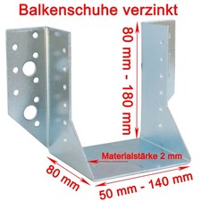 Balkenschuhe außen verzinkt gebraucht kaufen  Wernberg-Köblitz