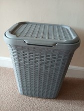 Grey laundry bin for sale  IPSWICH