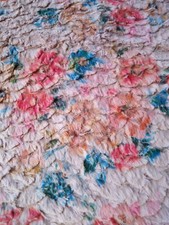 Plüschfell bunt blumenmuster gebraucht kaufen  Deutschland