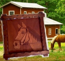 Holzbild pferd excl gebraucht kaufen  Bad Sachsa