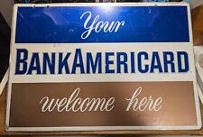 sign bankamericard for sale  Brimfield