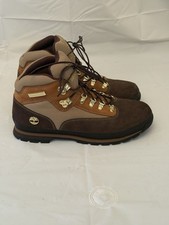 Botas de caminhada Timberland Euro Hiker masculinas muito raras 11,5M marrom escuro, dourado e bronzeado comprar usado  Enviando para Brazil