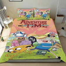 Capa de edredom Adventure Time com 2 fronhas conjunto de cama para crianças meninas e meninos, usado comprar usado  Enviando para Brazil