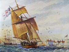 Original watercolour naval for sale  WIRRAL