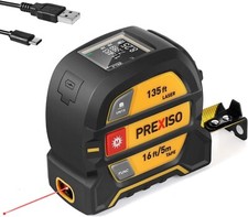 Medida de fita laser PREXISO 2 em 1, 135 pés/41 m medição a laser digital recarregável comprar usado  Enviando para Brazil