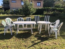 Gartenmöbel weiß kunststoff gebraucht kaufen  Wolfsburg