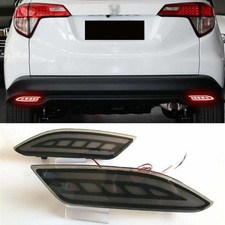 Para Honda HR-V HRV 2015-22 Black House LED para-choque traseiro farol de neblina sinal de seta 2P comprar usado Para Honda HR-V HRV 2015-22 Black House LED para-choque traseiro farol de neblina sinal de seta 2P comprar usado  Enviando para Brazil
