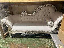 white leather chaise lounge for sale white leather chaise lounge for sale  LUTON
