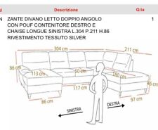 Divano letto convenienza usato  Roccella Ionica