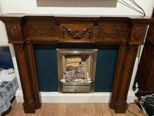 Fire surround oak for sale  LIVERPOOL