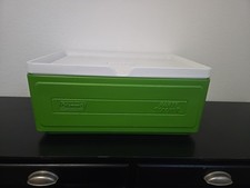 Cooler Coleman Party Stacker 6225 verde 24 latas ótimo estado (II) comprar usado  Enviando para Brazil