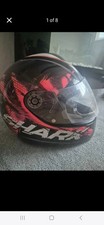 Shark motorcycle helmet for sale  EASTBOURNE