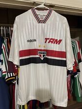 Usado, Adidas 1995–1996 São Paulo FC/SPFC (Brasil) Home Kit, Grande comprar usado  Enviando para Brazil