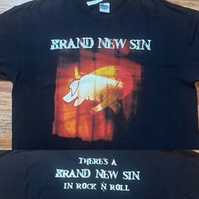 Camisa Sin Vintage Y2K Nova em Folha Tamanho XL Band Tour Nu Metal Hard Southern Rock comprar usado  Enviando para Brazil